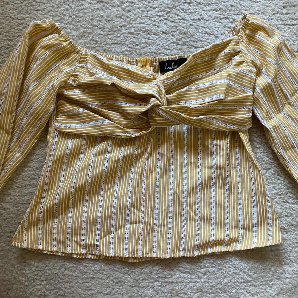 Lulus off the shoulder top